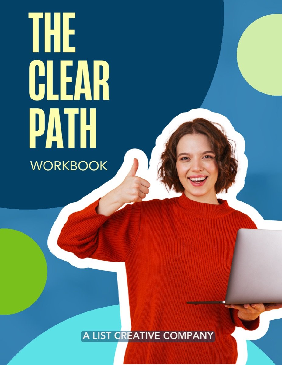 Cover of The Clear Path Workbook portfolio sample